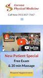 Mobile Screenshot of physicalmedicinecorona.com